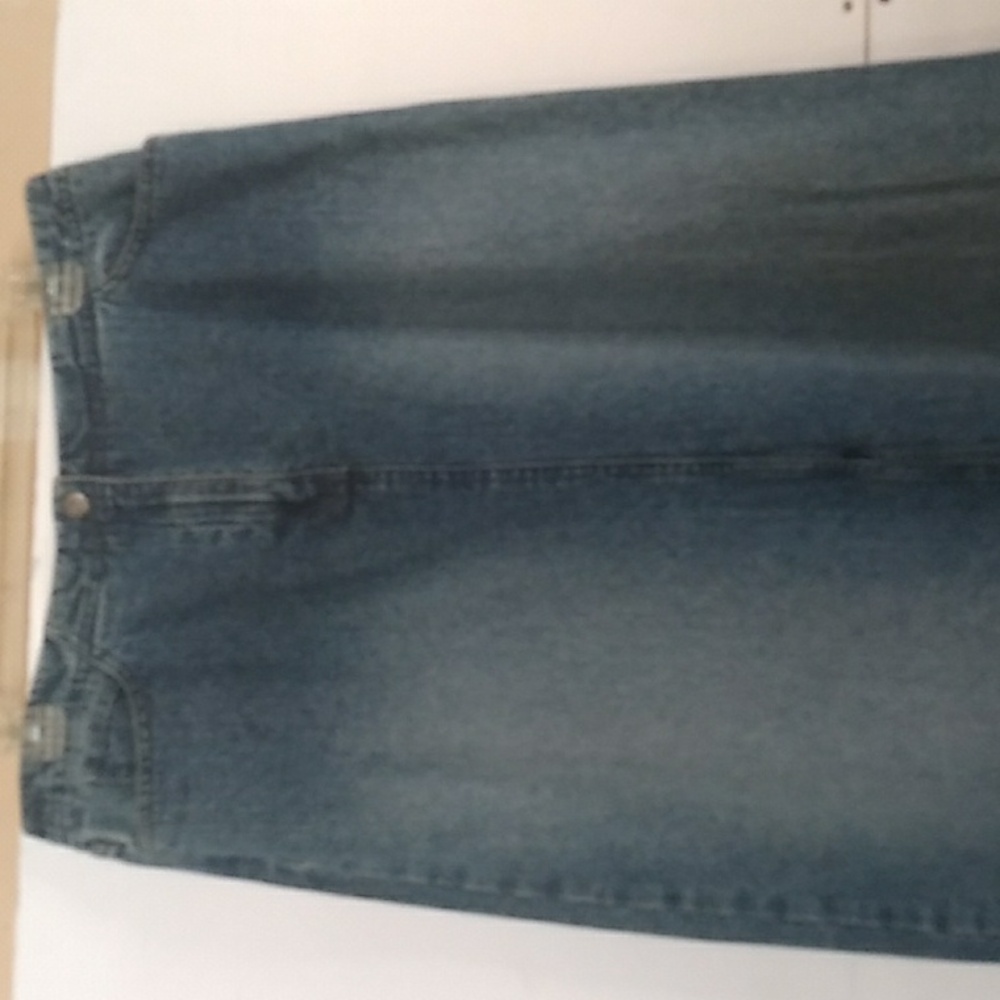 Villager Sport, denim skirt, sz 12